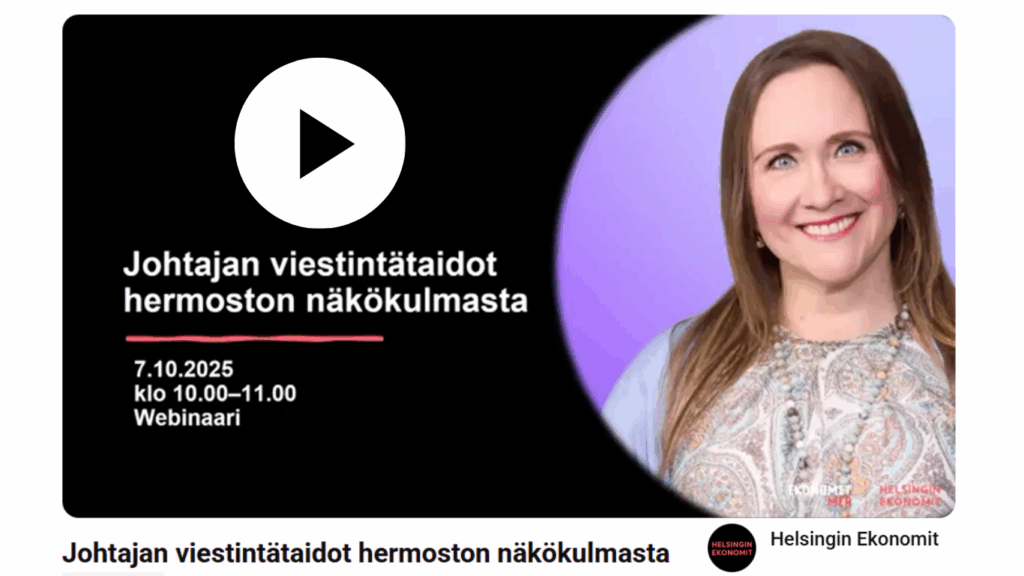 Hermosto webinaari video Sensomotorinen valmennus Senso coaching