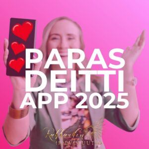 Paras deittisovellus, suosittu deittisivusto, hyvä treffisovellus, luotettava treffisivusto, hyvät treffit - deitti app Suomessa 2025