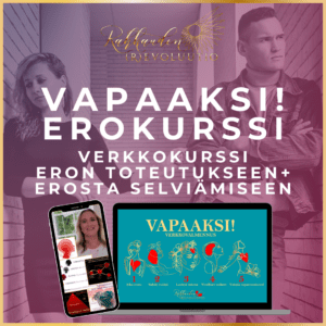 Vapaaksi-erokurssi, eroaminen verkkokurssi, avioero-kurssi, avoero-verkkovalmennus